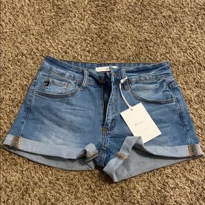 Kancan Jean Shorts - Blue - Size 5